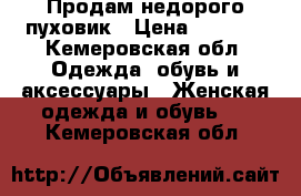 Продам недорого пуховик › Цена ­ 1 500 - Кемеровская обл. Одежда, обувь и аксессуары » Женская одежда и обувь   . Кемеровская обл.